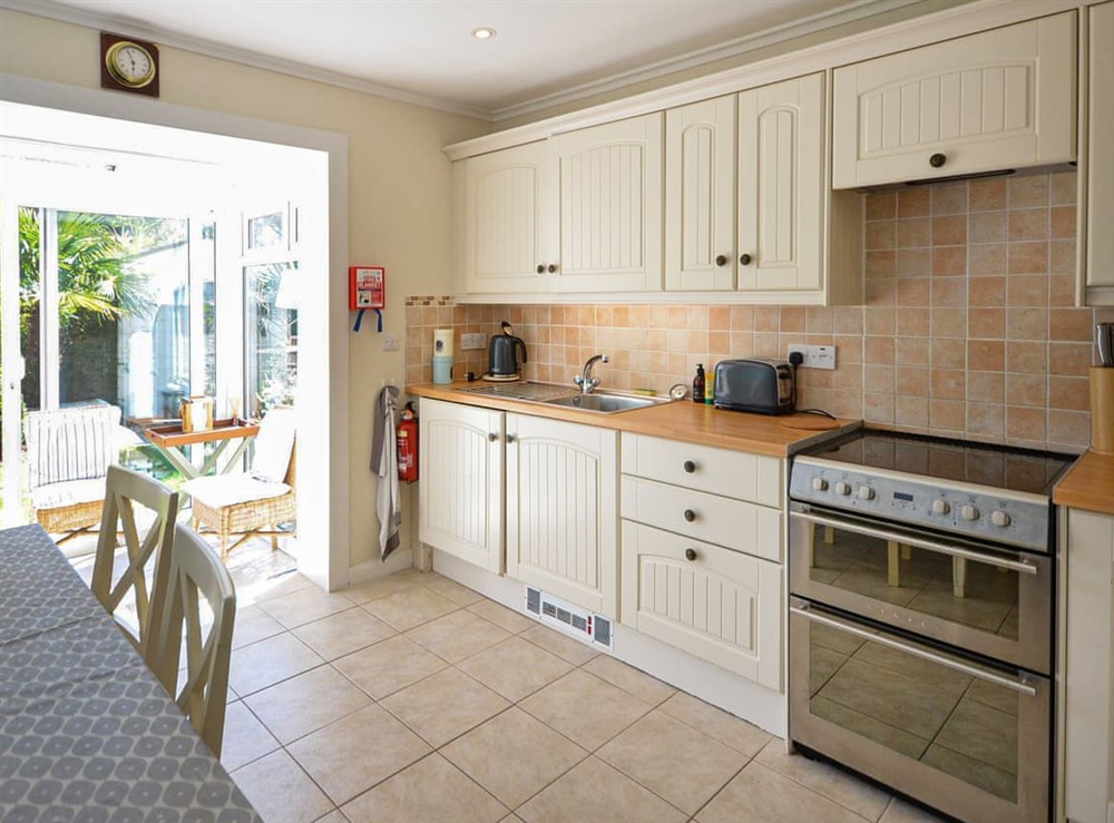 Kitchen area (photo 2) at Lamorran Lodge in St Mawes, Cornwall