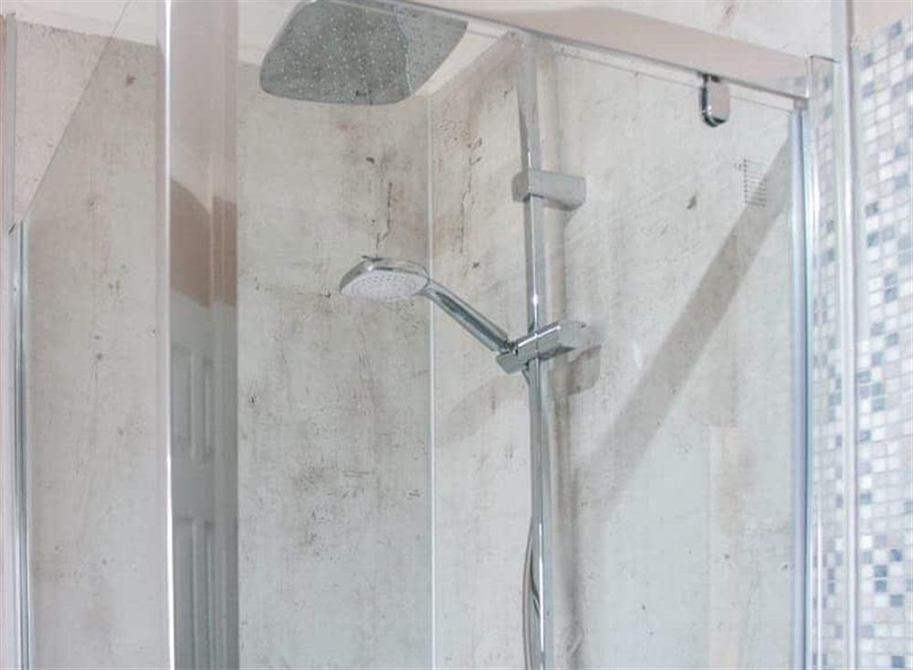 Shower room at LAmourette in Bacton, near Happisburgh, Norfolk