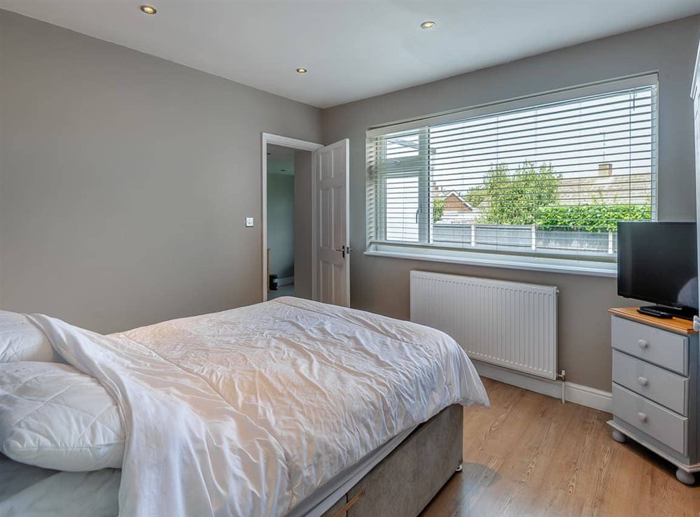 Double bedroom at Lamsey Cottage in Heacham, Norfolk