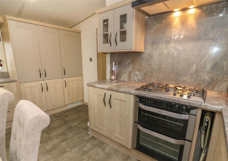 This is the kitchen at Lancaster Lodge, South Lakeland Leisure Village