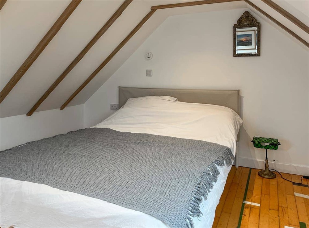 Double bedroom at Landberrick Farm Bothy in Whauphill, Wigtownshire