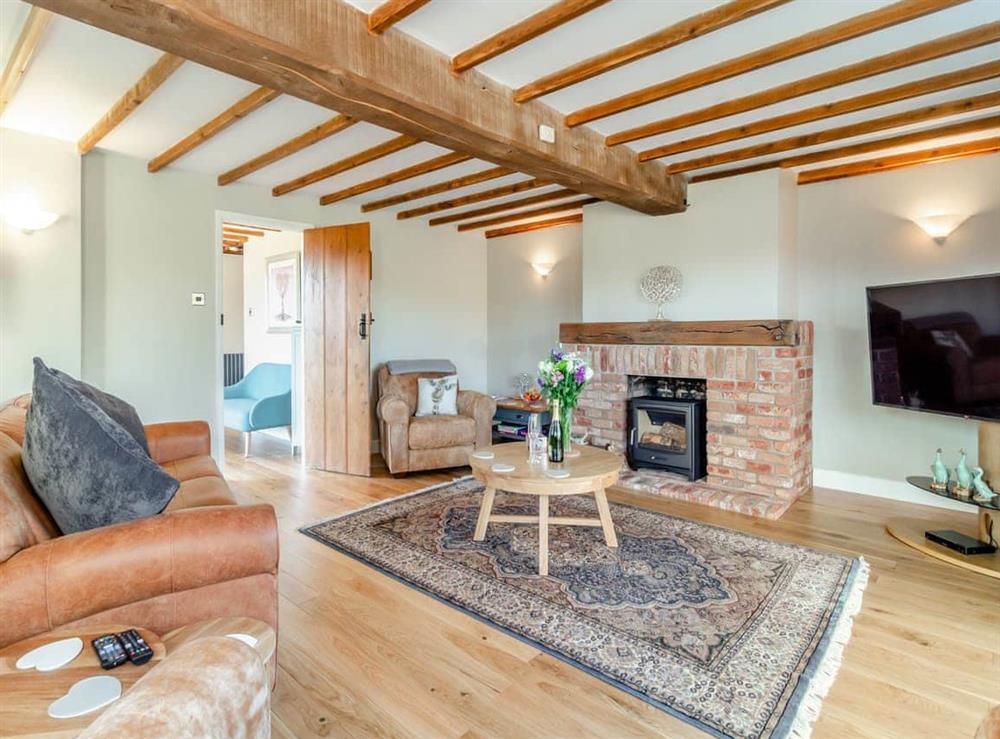 Living room at Landers Mews in Trunch, near North Walsham, Norfolk