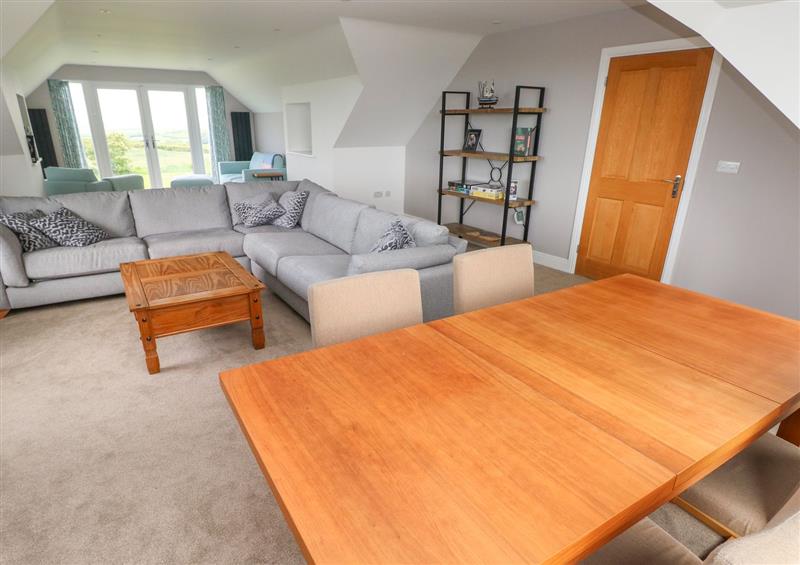 Enjoy the living room at Landfall, St. Twynnells near Pembroke