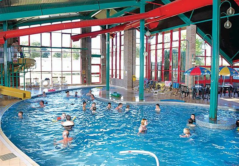 Indoor heated swimming pool at Landguard Holiday Park in Shanklin, Isle Of Wight