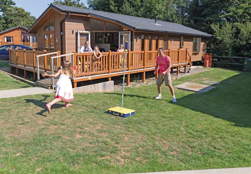 The park setting at Landguard Holiday Park in Shanklin, Isle Of Wight