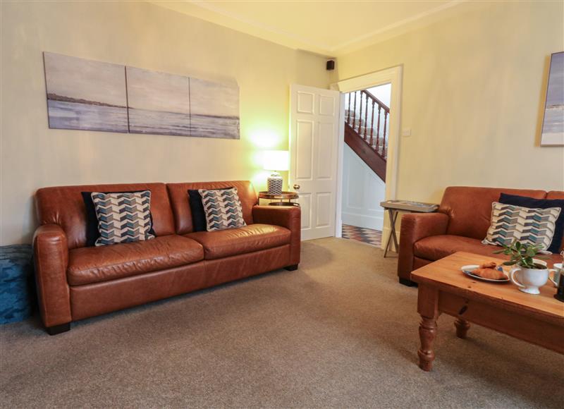 This is the living room at Lands House, Appledore