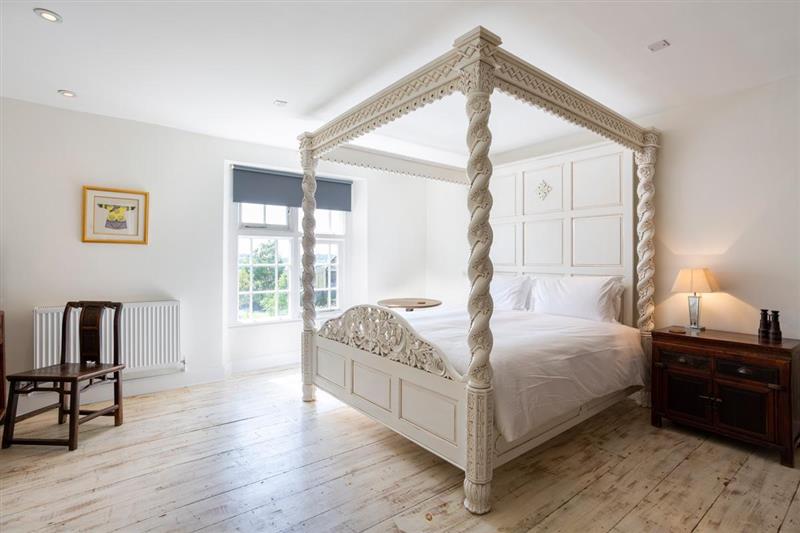One of the bedrooms at Landscove House & Barns, Newton Abbot, Devon