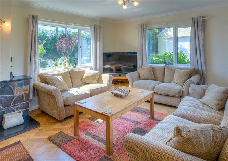 Relax in the living area at Lane End, Abersoch
