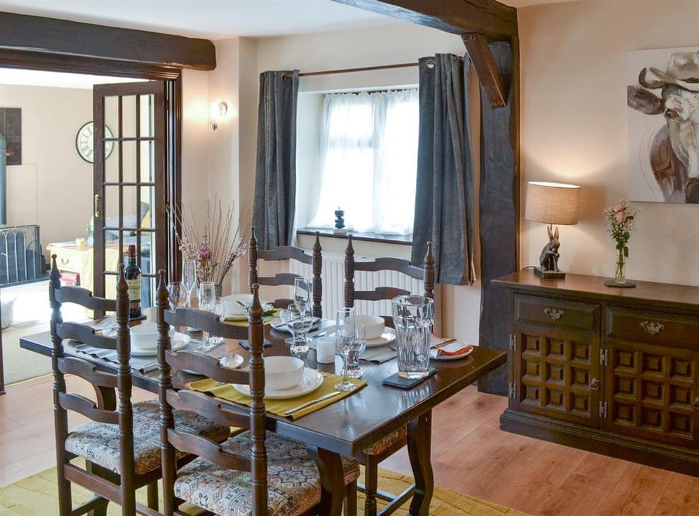 Characterful dining room at Lane End Linney, 