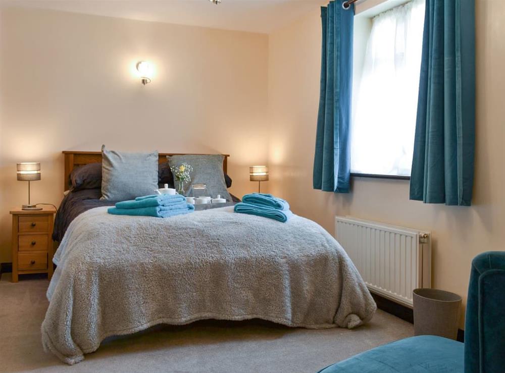 Comfortable double bedroom at Lane End Linney, 