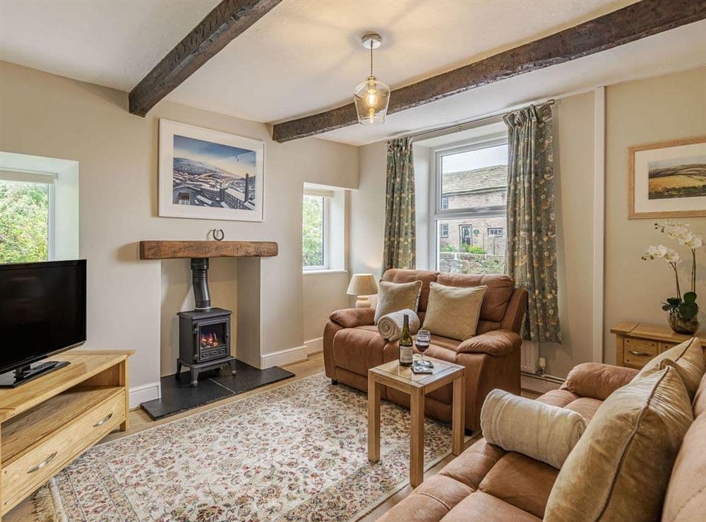 Living room at Lane Ends Cottage in Disley, near Macclesfield, Cheshire