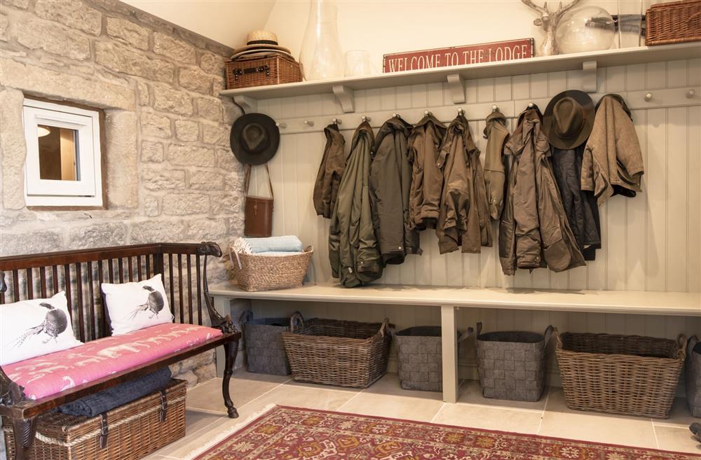 Lanesfoot Farm, Yorkshire: The entrance hall has a large boot room with plenty of storage for coats and boots