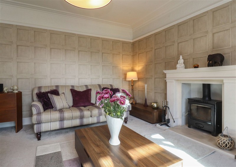 The living room at Langcliffe House, Kettlewell