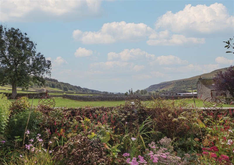 The setting of Langcliffe House at Langcliffe House, Kettlewell