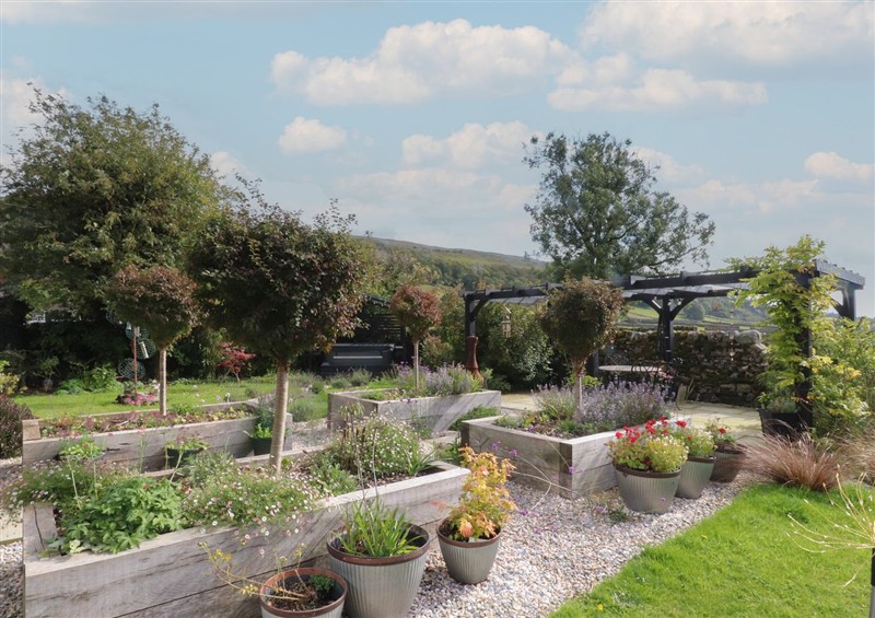This is the garden at Langcliffe House, Kettlewell