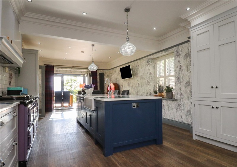 This is the kitchen at Langcliffe House, Kettlewell