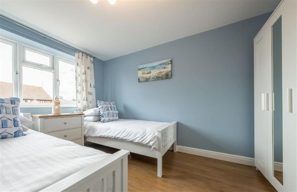 Bedroom four has twin beds at Langdale, Heacham near Kings Lynn