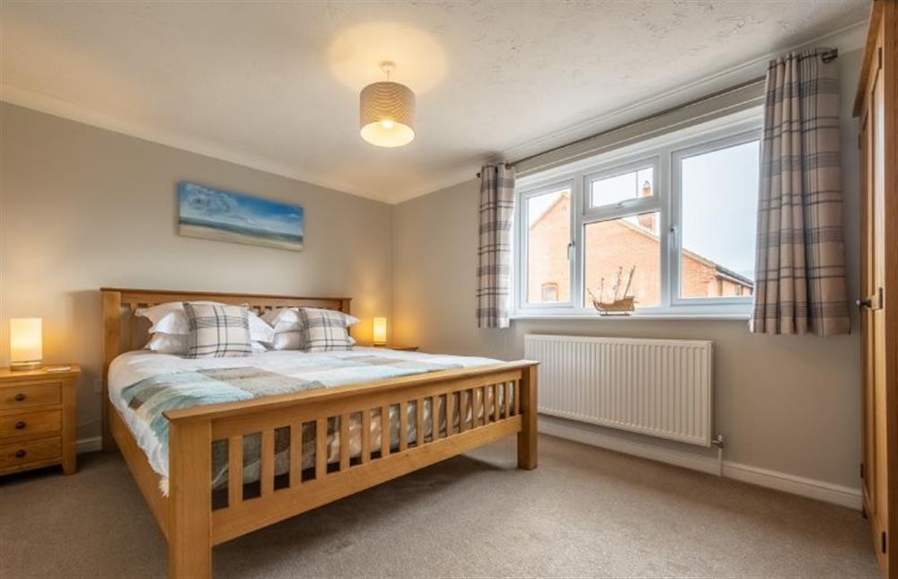 Bedroom two has a super-king size bed at Langdale, Heacham near Kings Lynn