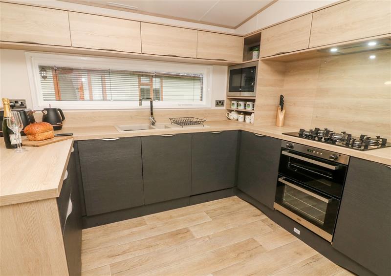 This is the kitchen at Langdale Lodge, South Lakeland Leisure Village near Tewitfield Marina