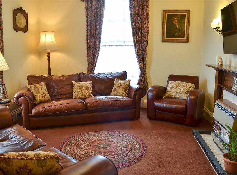 Living room at Langford Villa in Filey, North Yorkshire