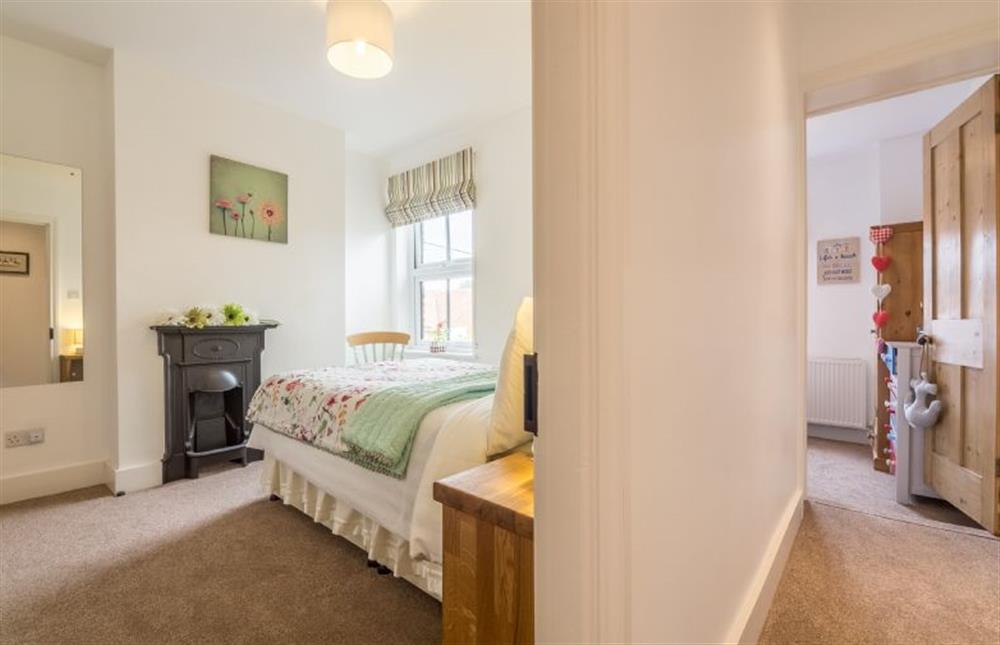 Langleyfts Cottage: Bedroom 2 with a double bed  at Langleys Cottage, Heacham near Kings Lynn