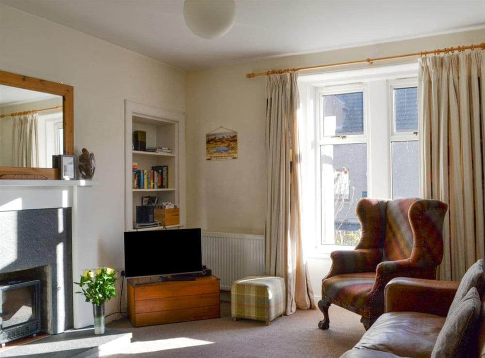 Comfortable living room at Langside in Kingussie, Highland