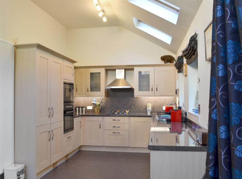 Well equipped kitchen at Langside in Kingussie, Highland
