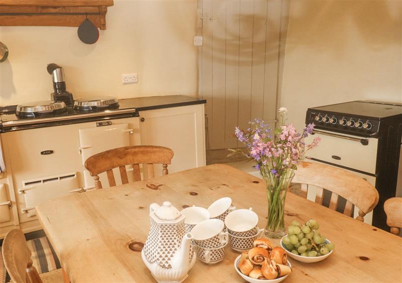 This is the kitchen at Langstone Farm, Chagford