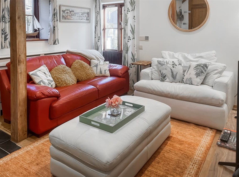 Living area at Lanhydrock Barn in Lanhydrock, near Bodmin, Cornwall