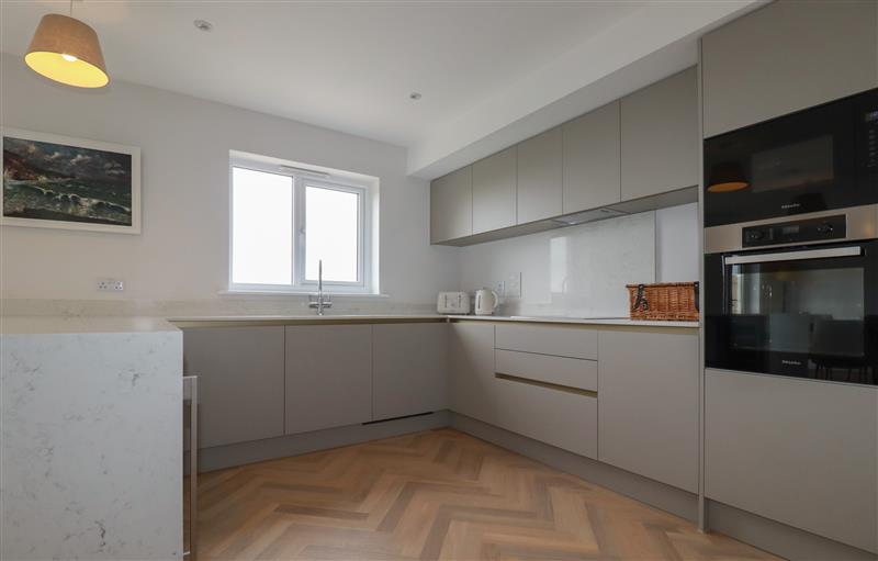 The kitchen at Lanngorrow, Crantock