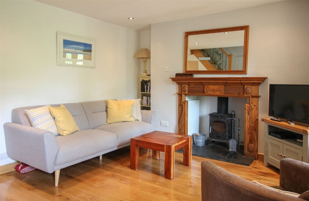 Living area at Lansant-An-Vre in St Breock, near Wadebridge, Cornwall