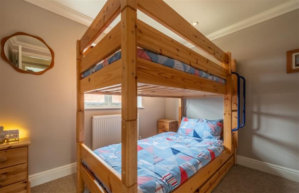 Lantern Cottage: Bedroom four with 3ft full-size bunk beds suitable for children or adults (if required)
