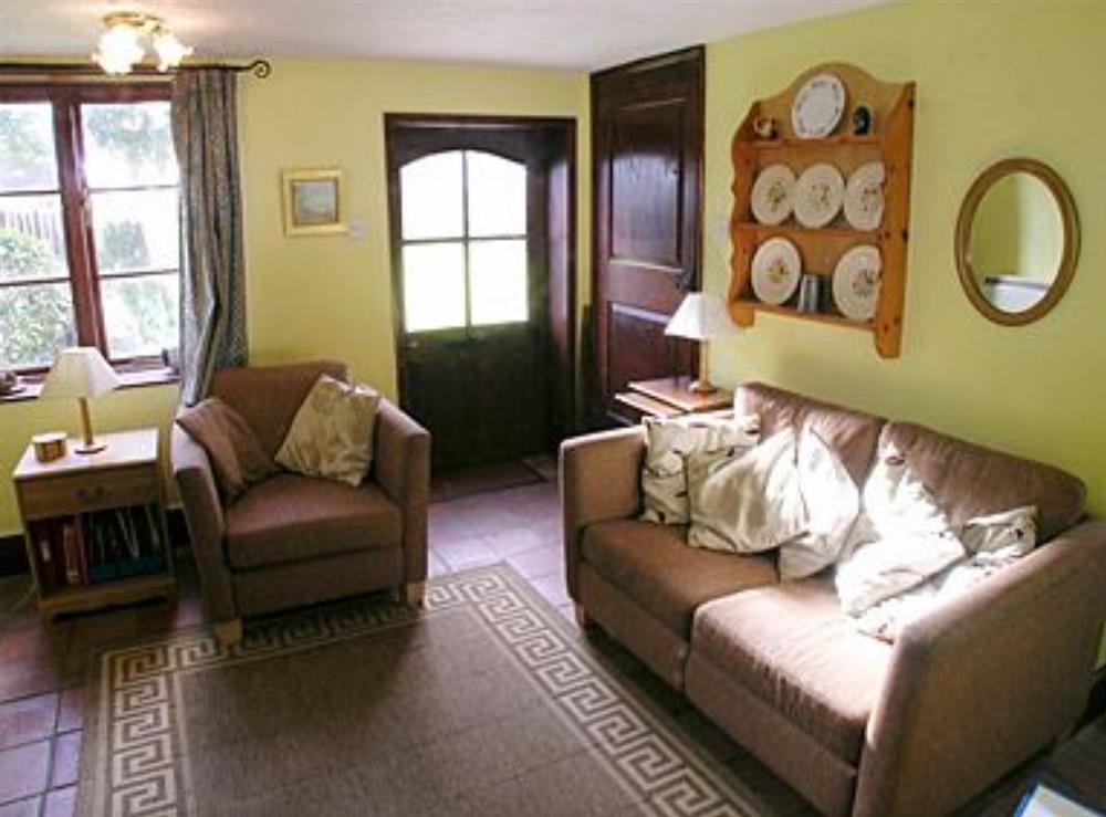 Living room at Lanthorn Cottage in Happisburgh, Norfolk