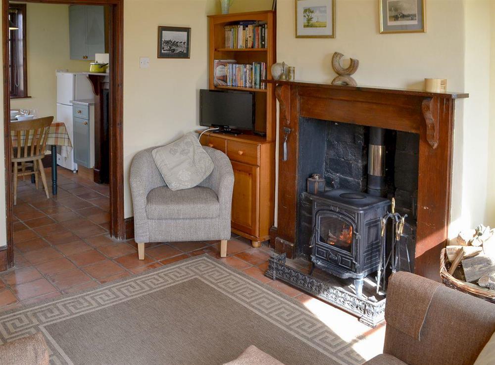 Well presented living room at Lanthorn Cottage in Happisburgh, Norfolk