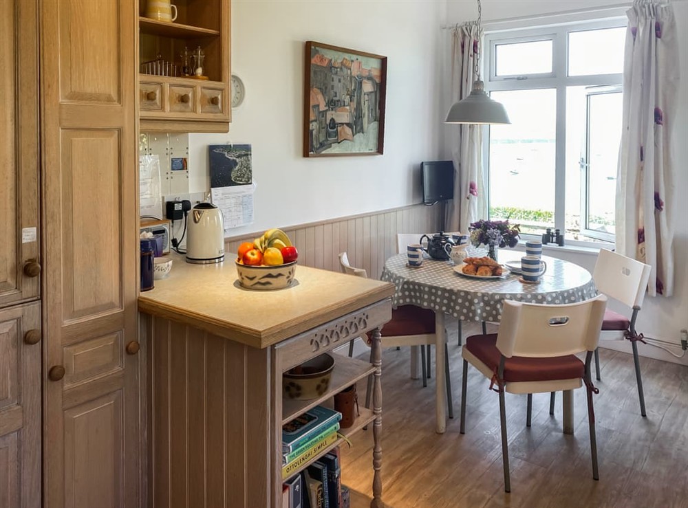 Kitchen/diner at Lantreath in St Mawes, Cornwall