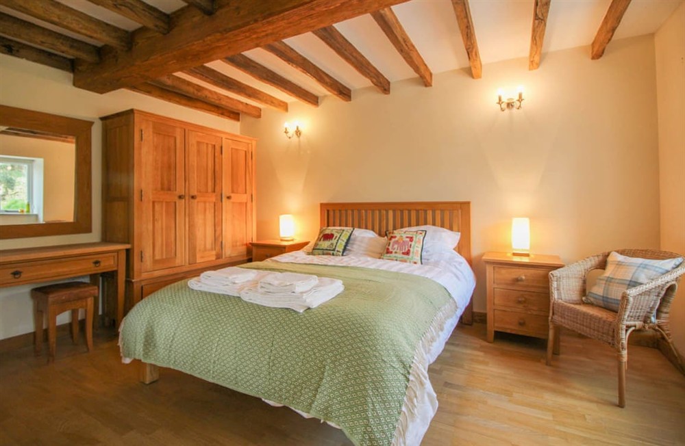 Bedroom at Lanxton Barn in Launceston, Cornwall