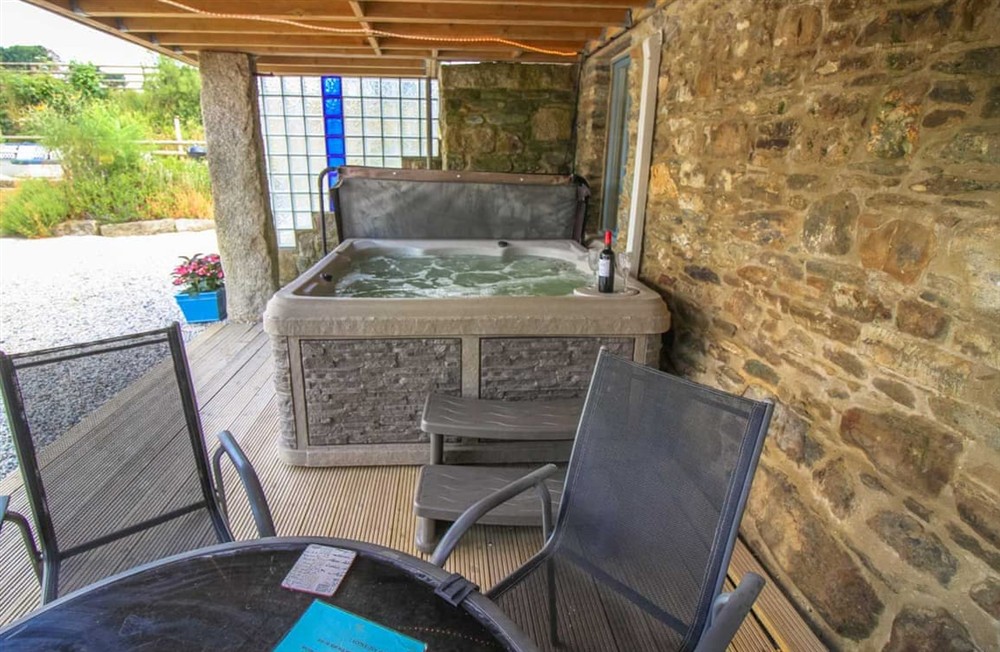 Hot tub (photo 2) at Lanxton Barn in Launceston, Cornwall