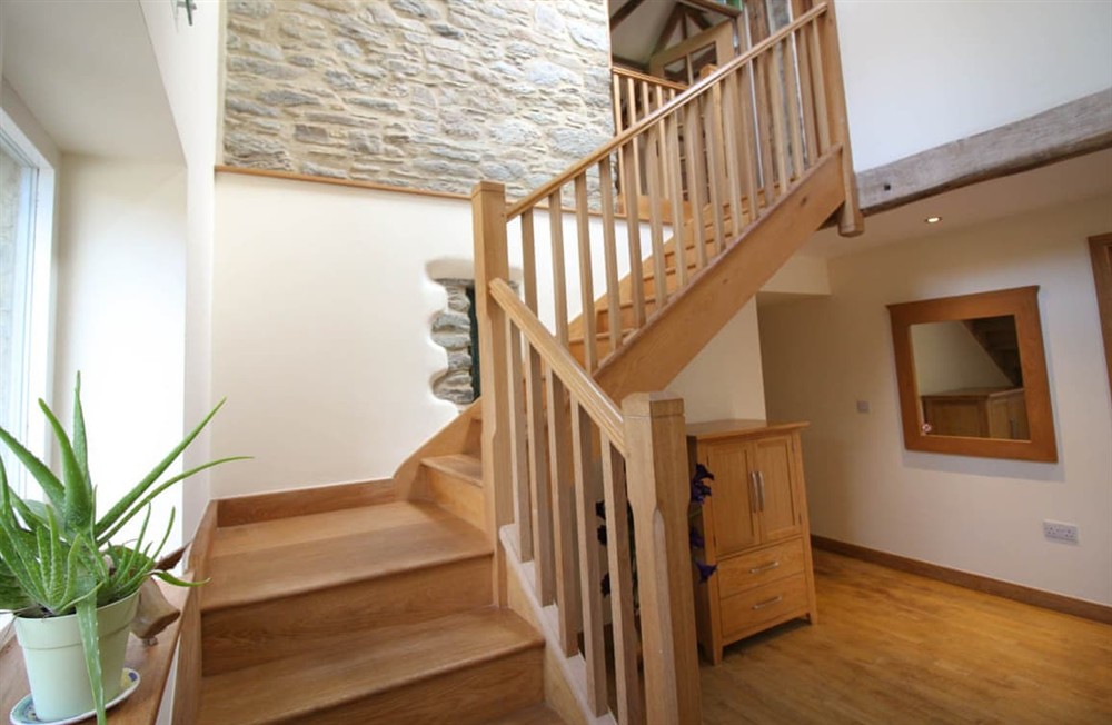 Stairs at Lanxton Barn in Launceston, Cornwall