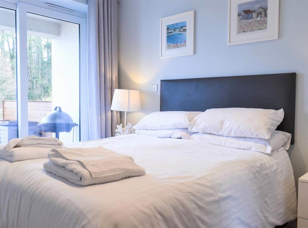 Double bedroom at Lapwing 1, The Cove in Brixham, Devon