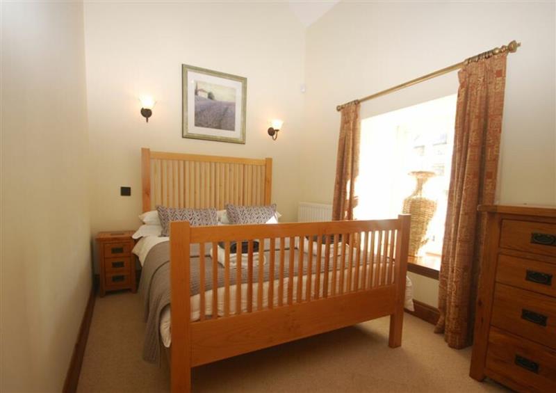 One of the bedrooms at Lapwing Cottage, Bamburgh