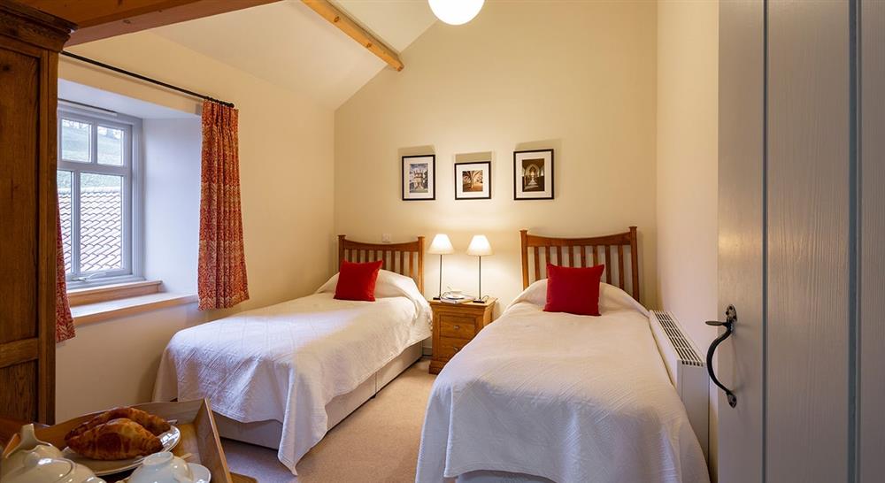 The twin bedroom at Lapwing in Ripon, North Yorkshire