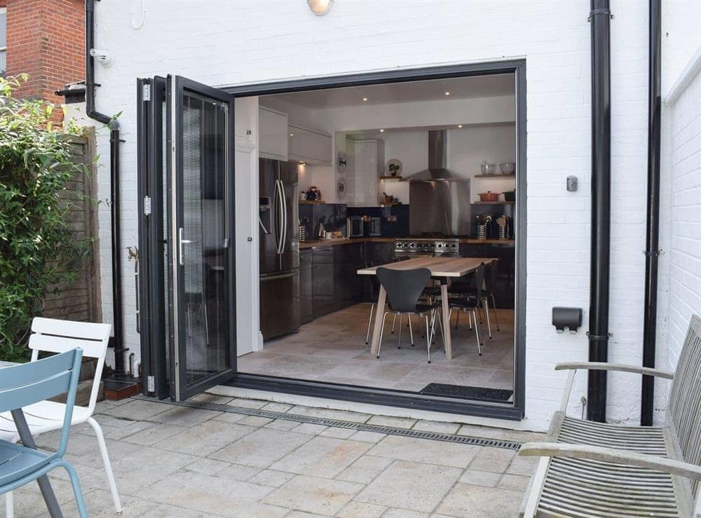 Kitchen / diner with bi-folding doors at Lapwing in Yarmouth, Isle Of Wight