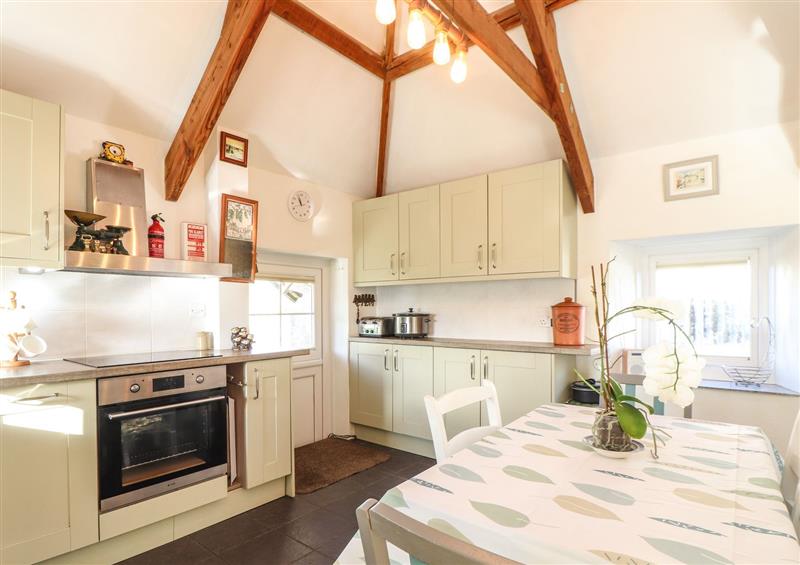 This is the kitchen (photo 2) at Larch Barn, Trenear near Helston