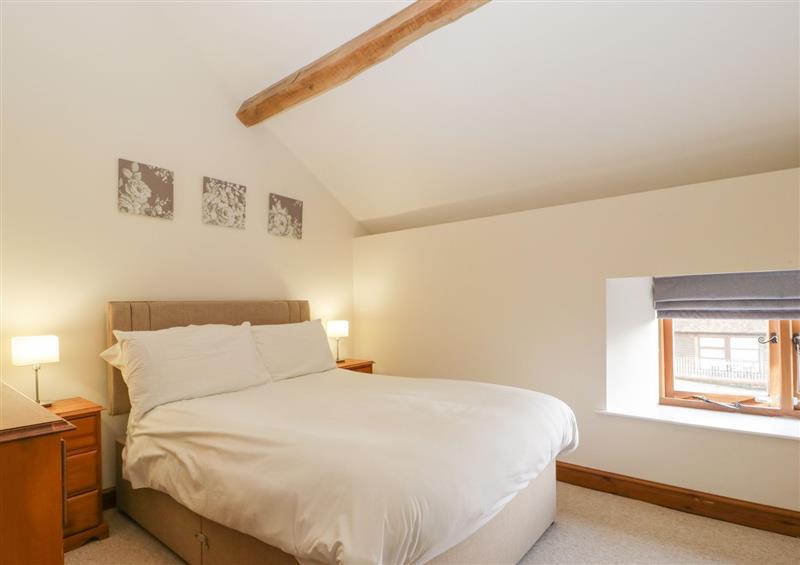 One of the bedrooms at Larch Bed Cottage, Stanford Bishop near Bromyard