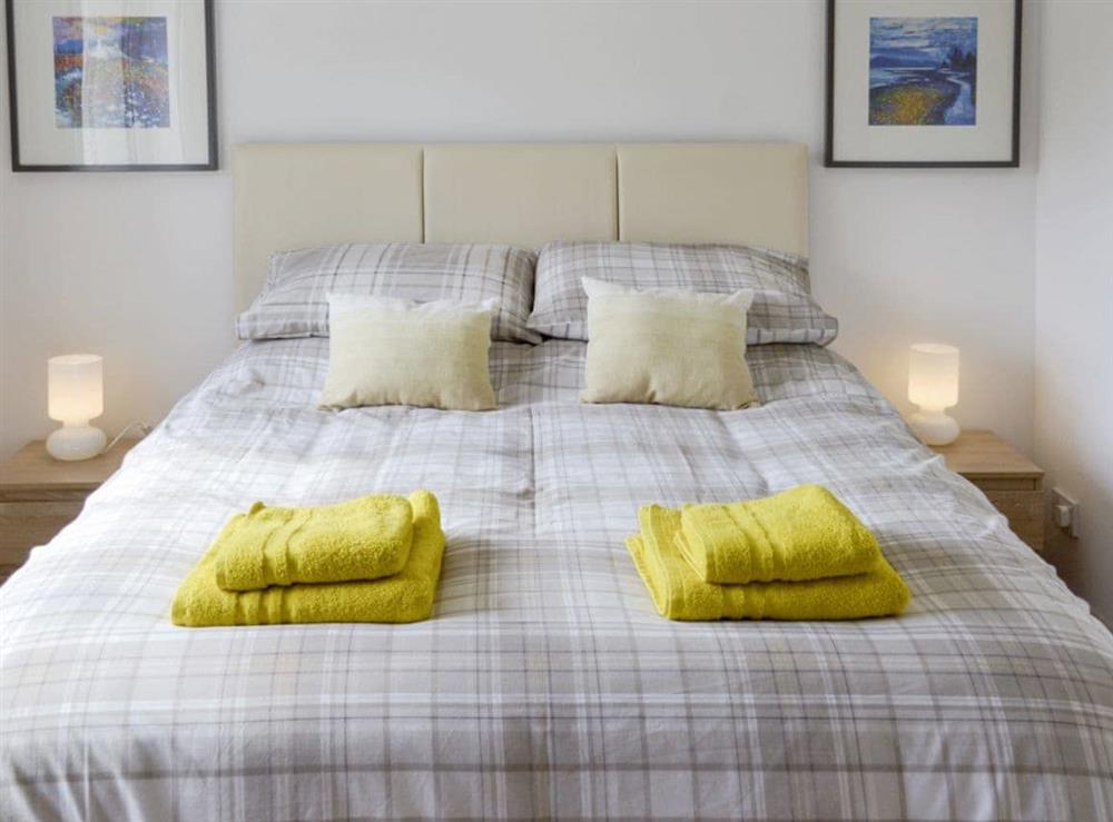 Relaxing double bedroom at Larch Cottage in Ballachulish, near Fort William, Argyll