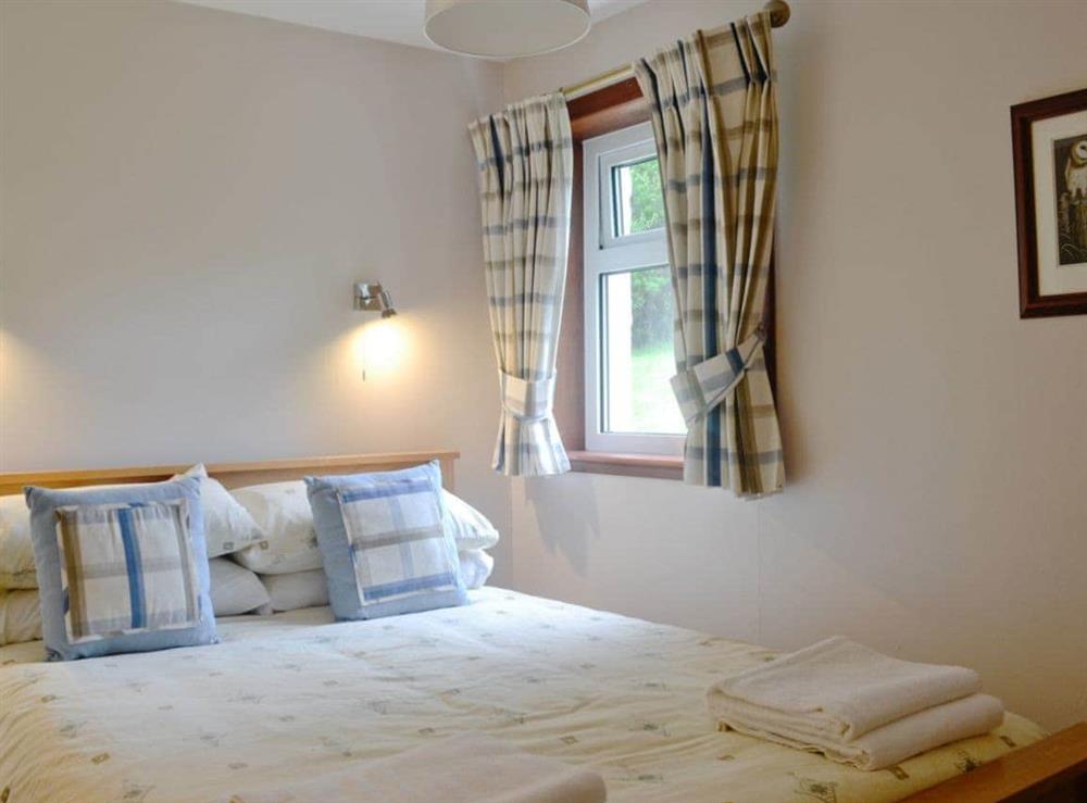 Cosy double bedroom at Larch Cottage in Blairmore, near Dunoon, Argyll