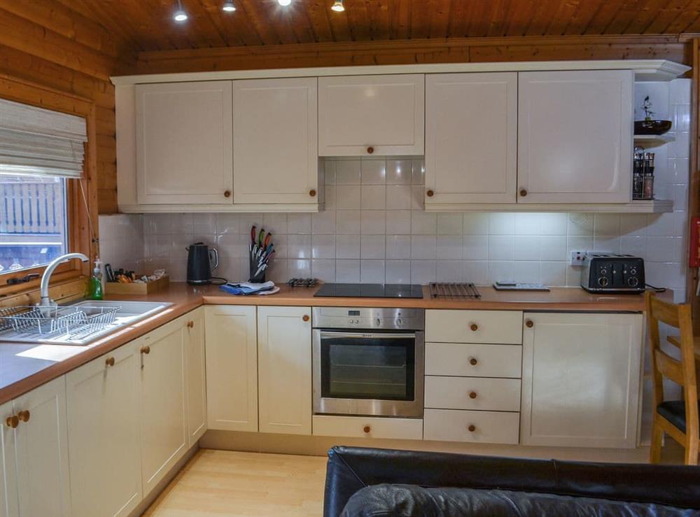 Kitchen at Larch Lodge in Kenwick, near Louth, Lincolnshire