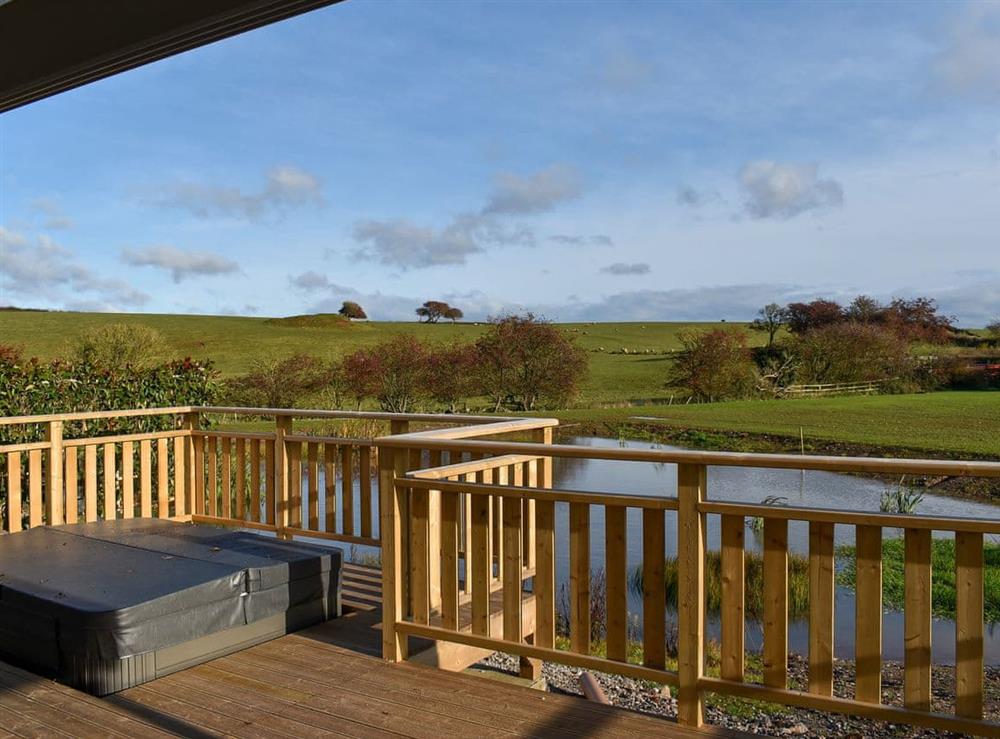 View at Larch Lodge in Ulverston, Cumbria
