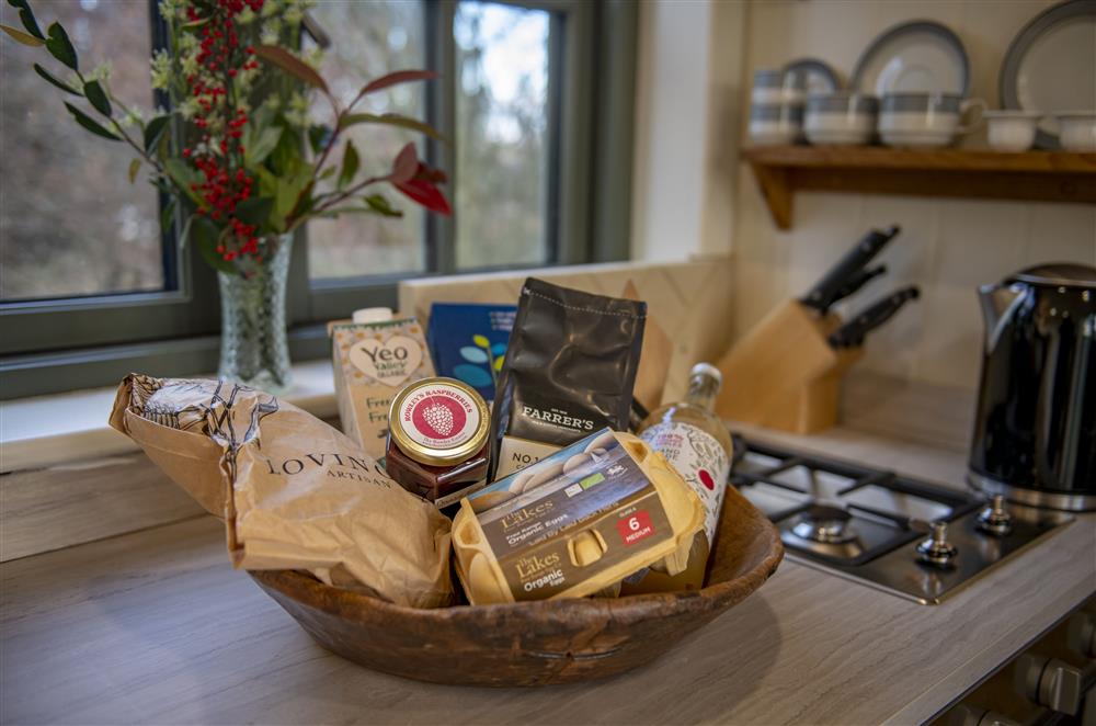 Enjoy the local produce provided in the breakfast hamper