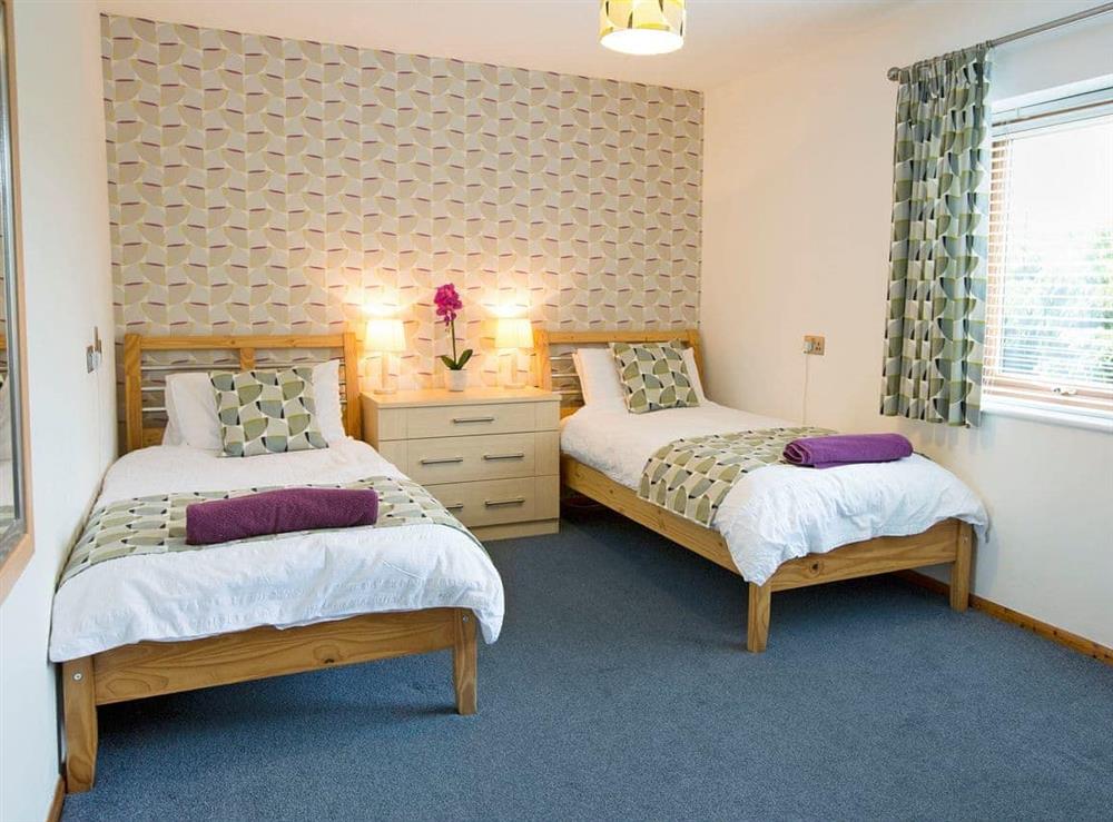 Charming twin bedroom at Lark Rise in Old Newton, Nr Stowmarket, Suffolk., Great Britain
